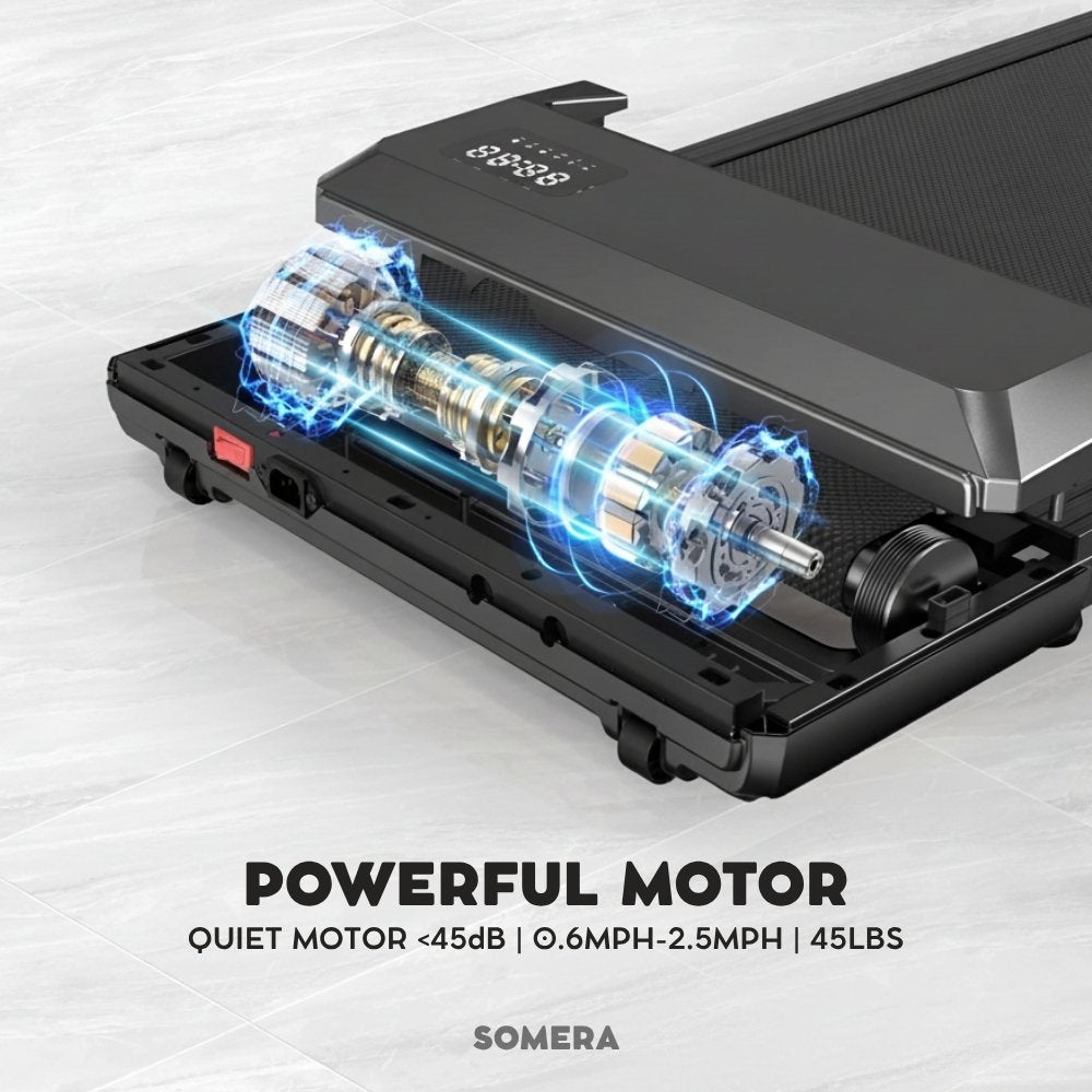 Product with a powerful motor on a white background, featuring the brand 'SOMERA'.